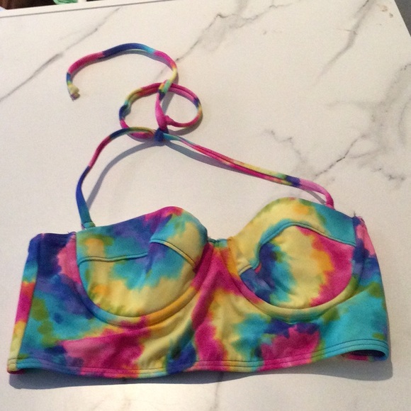 Delia’s tie dye bikini, top small and bottom XS - Picture 2 of 5
